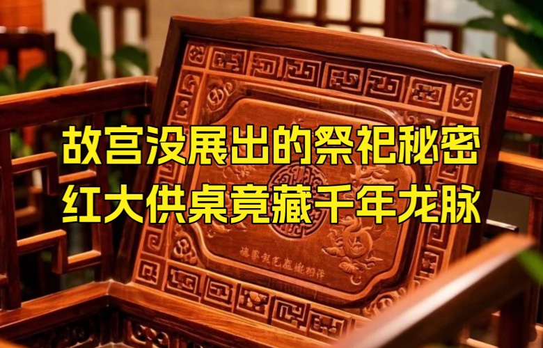 原來(lái)紅木供桌是明清頂流奢侈品！